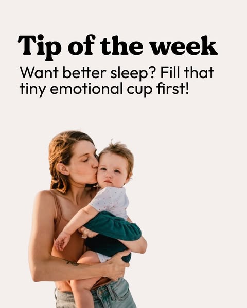 Want better sleep for the whole family? Fill that tiny emotional cup first!